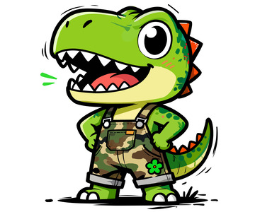 Q版霸王龙卡通风格2