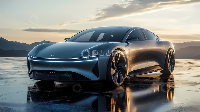高清大图下载【趣麦麦图】未来感轿车概念设计展示