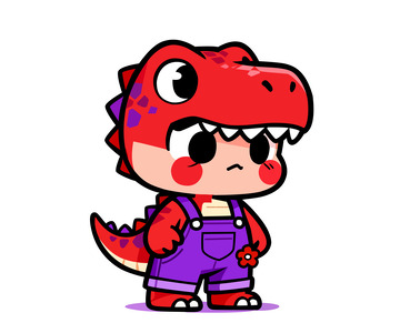 Q版霸王龙卡通风格1