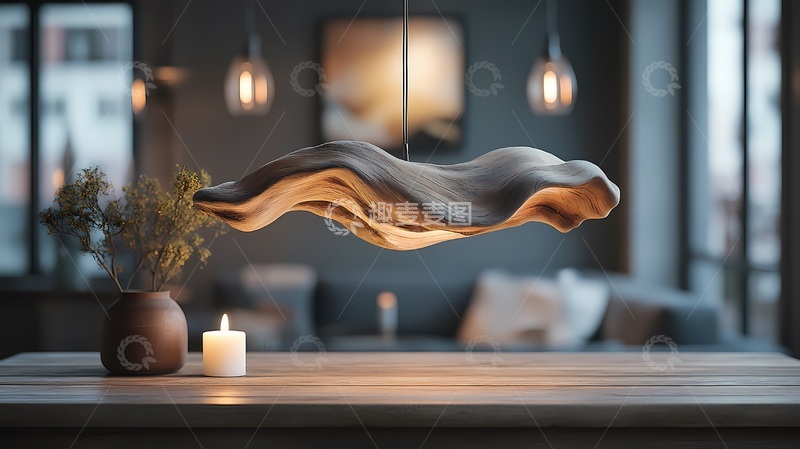 高清大图下载【趣麦麦图】现代家居艺术吊灯设计