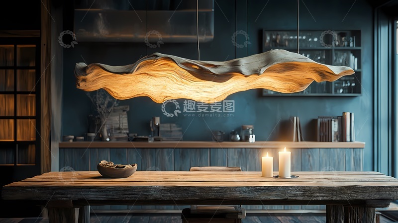 高清大图下载【趣麦麦图】现代艺术风厨房装饰设计