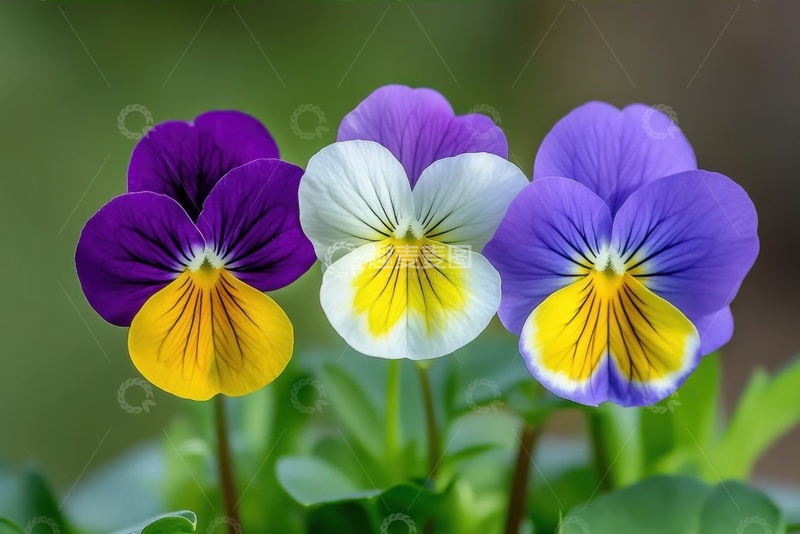 高清大图下载【趣麦麦图】三朵盛开的蝴蝶兰