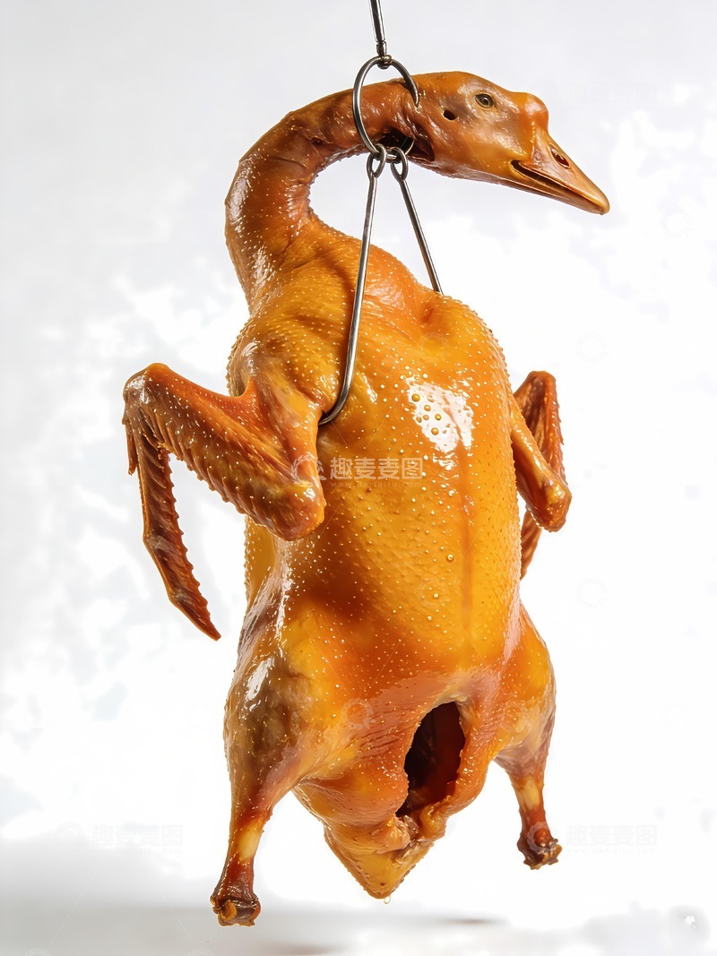 高清大图下载【趣麦麦图】色泽金黄的卤鹅