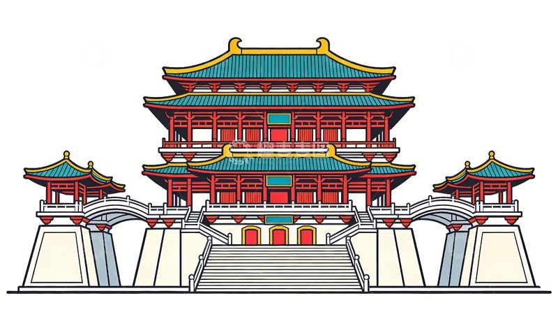 高清大图下载【趣麦麦图】大唐芙蓉园地标