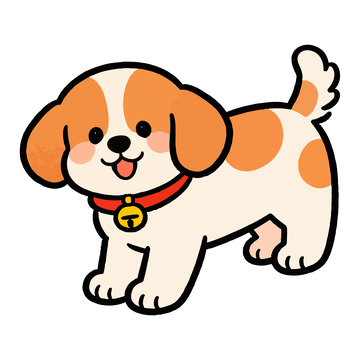 卡通可爱小狗插画表情包素材