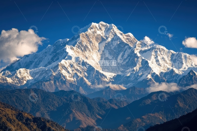 高清大图下载【趣麦麦图】远山雪山高山自然美景
