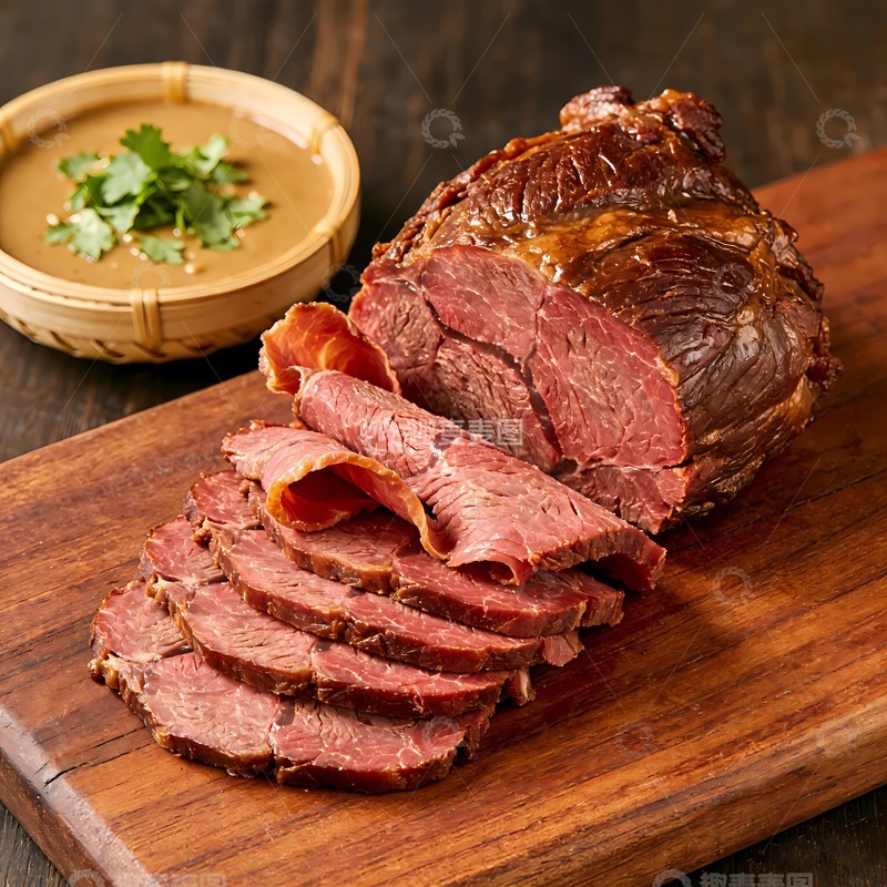 高清大图下载【趣麦麦图】诱人切片酱牛肉