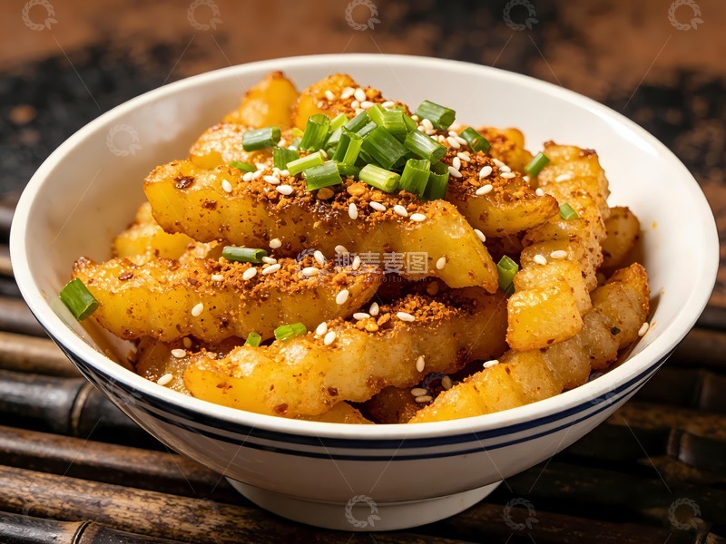 高清大图下载【趣麦麦图】诱人狼牙土豆