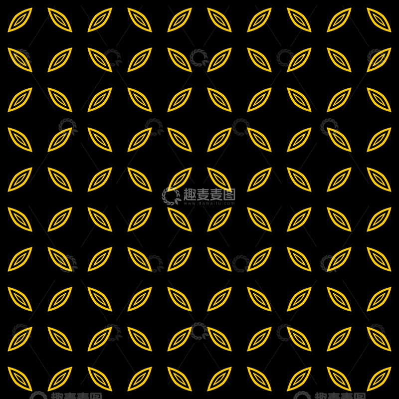源文件下载【趣麦麦图】黄黑几何花纹背景图231