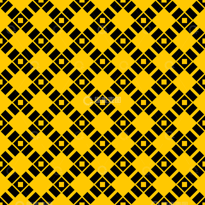 源文件下载【趣麦麦图】黄黑几何花纹背景图255