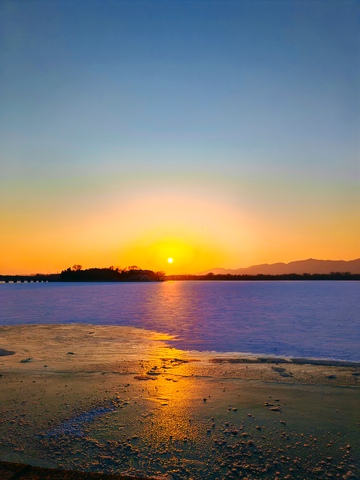 海边日落美景摄影