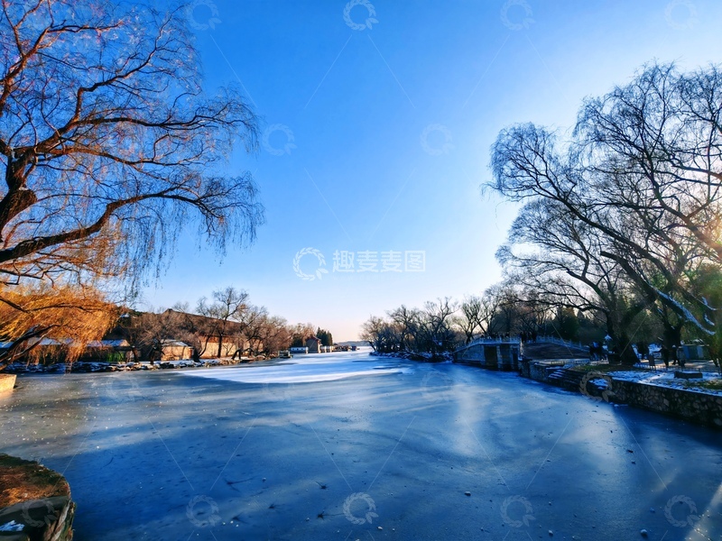 高清大图下载【趣麦麦图】冬日冰湖风光摄影