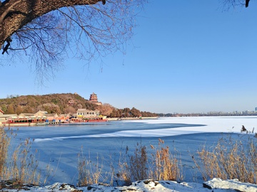 冬日颐和园风光摄影图