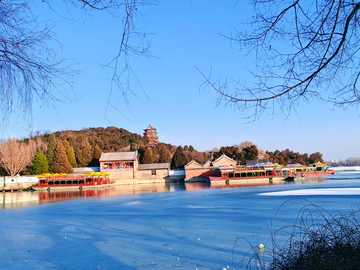 冬日颐和园风光摄影