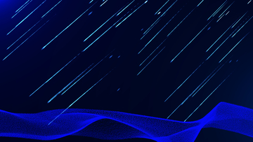 蓝色星空流星雨科技背景
