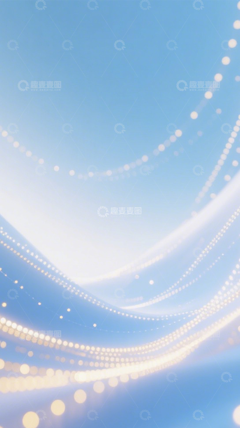 高清大图下载【趣麦麦图】蓝白金链奢华质感3