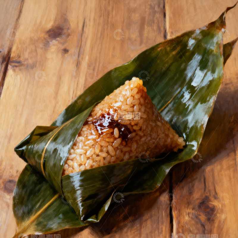 高清大图下载【趣麦麦图】端午节粽子背景_方屏020