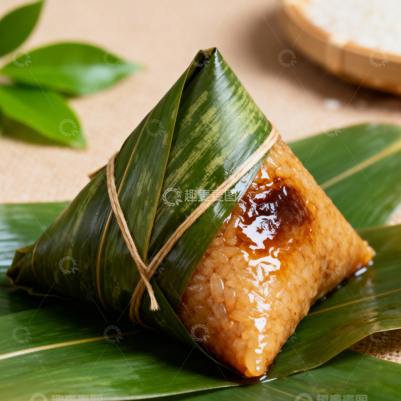 高清大图下载【趣麦麦图】端午节粽子背景_方屏008