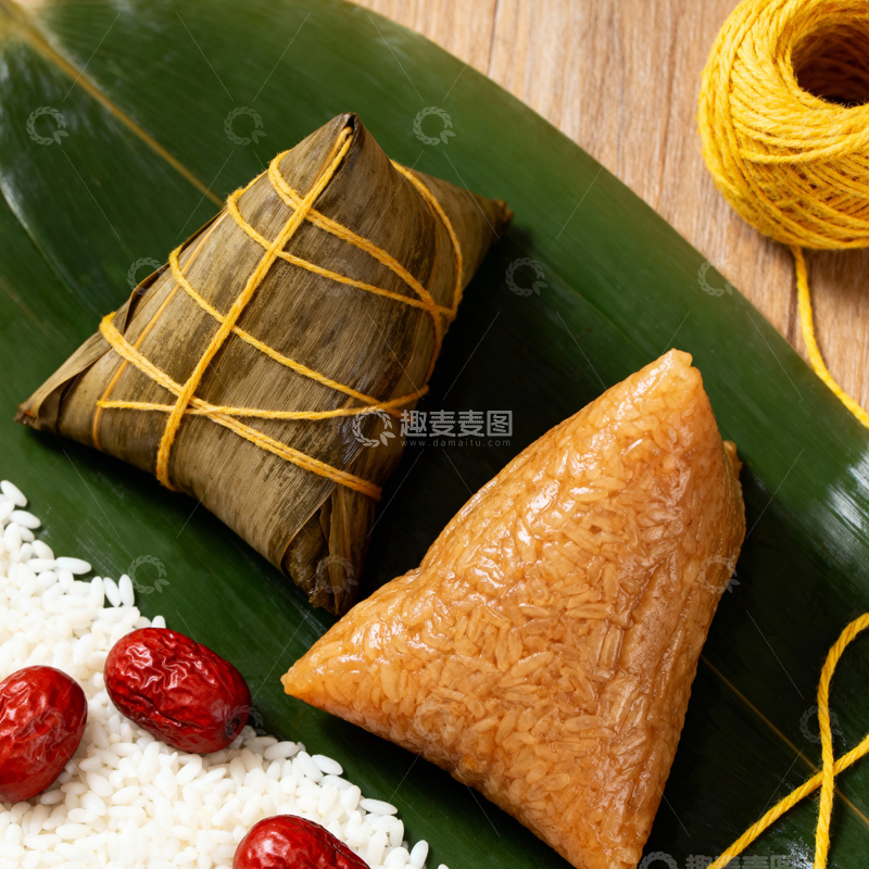 高清大图下载【趣麦麦图】 端午节粽子背景_方屏022
