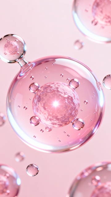 粉透气泡空灵梦幻1