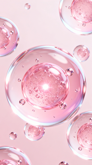 粉透气泡空灵梦幻