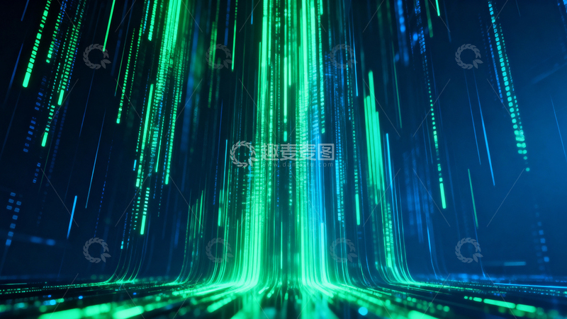 高清大图下载【趣麦麦图】 科技风数据背景102