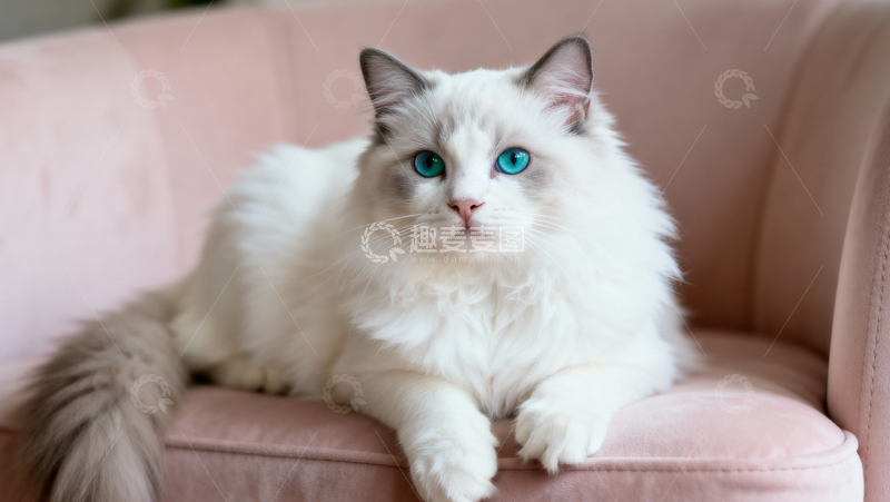 高清大图下载【趣麦麦图】可爱布偶猫010