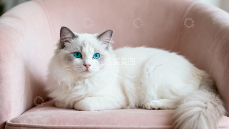 高清大图下载【趣麦麦图】可爱布偶猫001