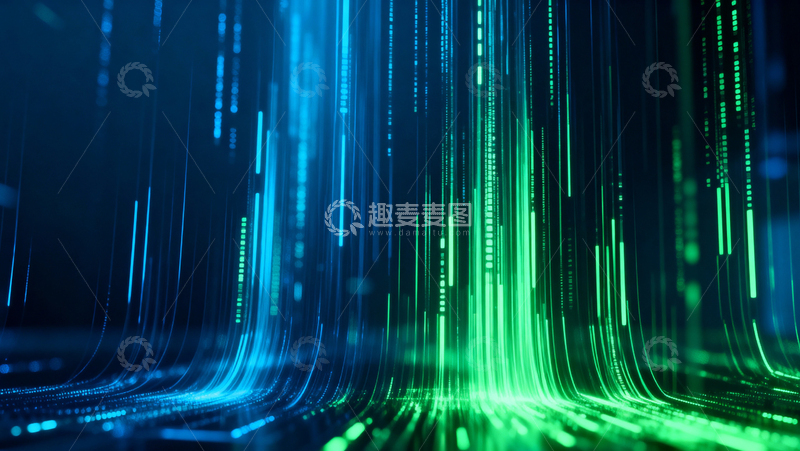 高清大图下载【趣麦麦图】 科技风数据背景093