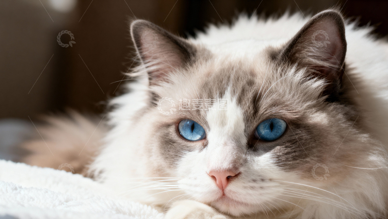 高清大图下载【趣麦麦图】可爱布偶猫006