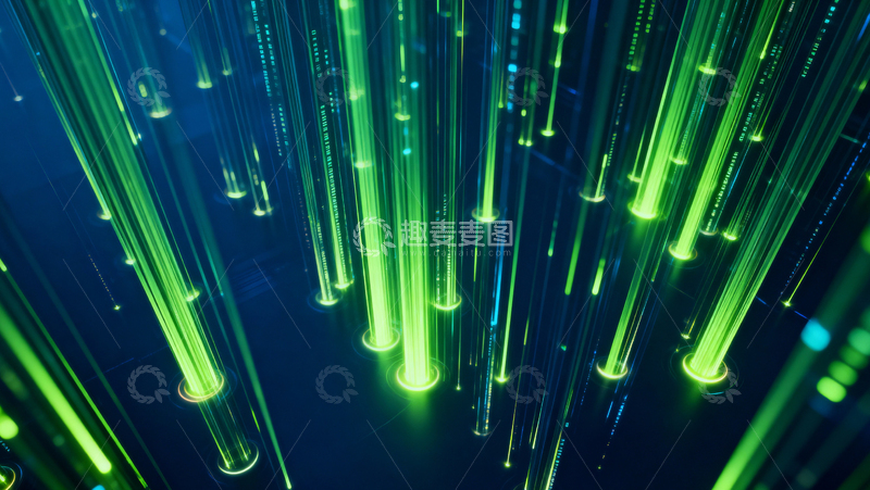 高清大图下载【趣麦麦图】 科技风数据背景106