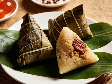 传统粽子美食摄影