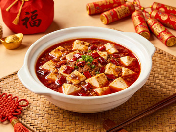 麻辣豆腐美食摄影图片