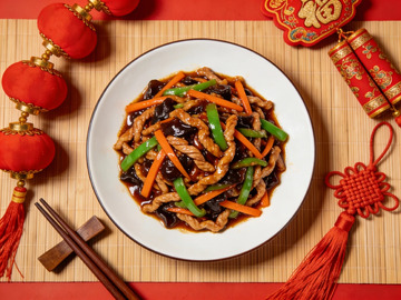 中式美食鱼香肉丝