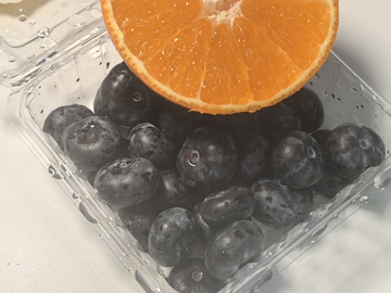 清新水果摄影蓝莓橙子