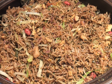 香喷喷炒饭美食摄影