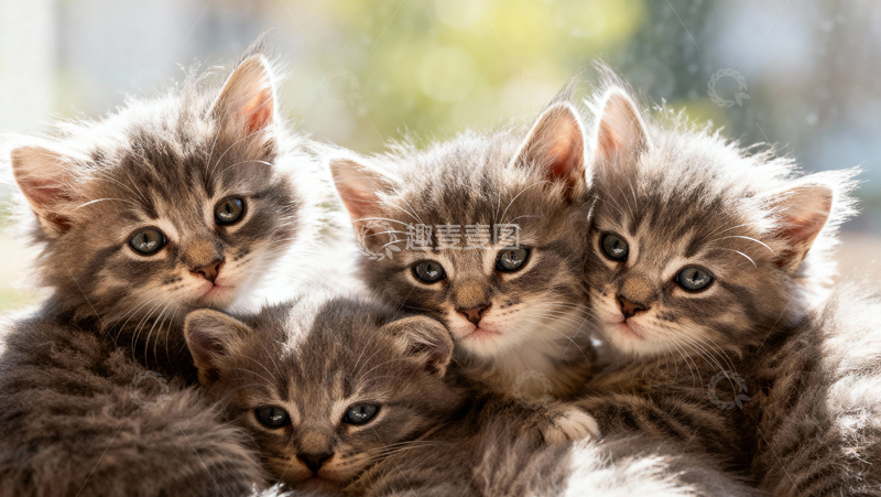 高清大图下载【趣麦麦图】可爱小猫007