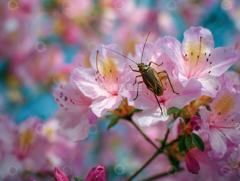 高清大图下载【趣麦麦图】粉色花朵高清摄影图