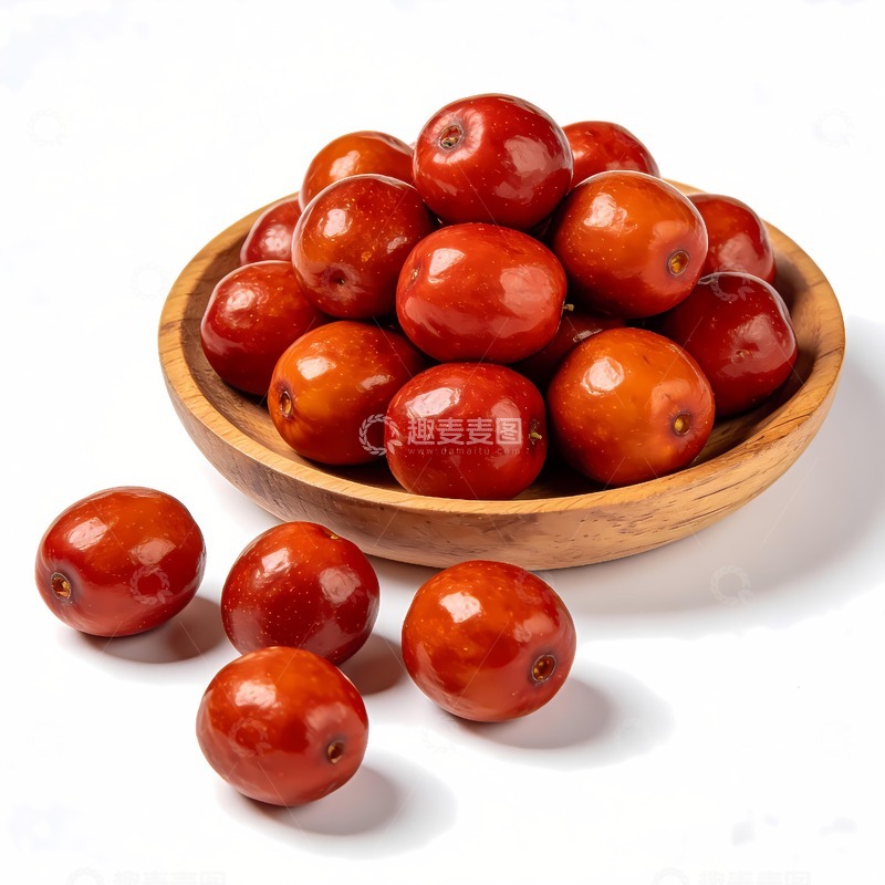 高清大图下载【趣麦麦图】一盘酸枣果实