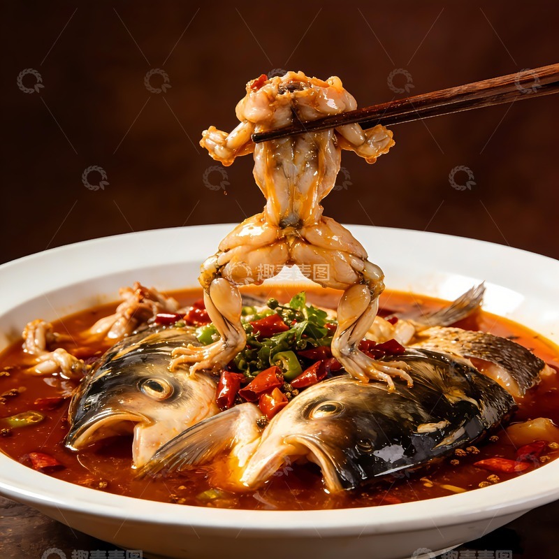 高清大图下载【趣麦麦图】美蛙鱼头图片