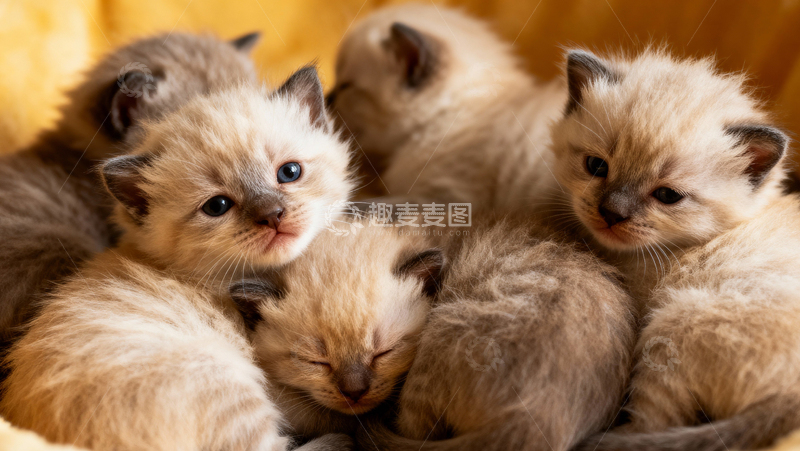 高清大图下载【趣麦麦图】可爱小猫003