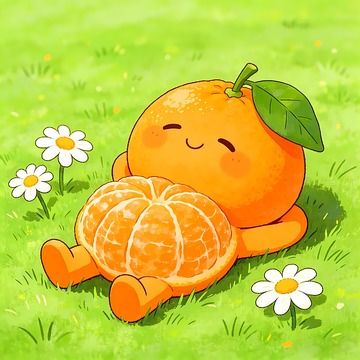 桔子卡通砂糖橘
