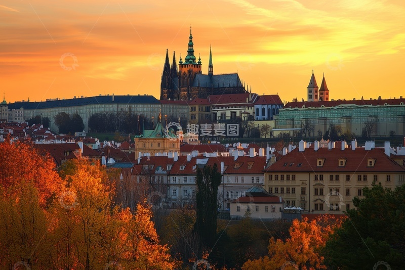 高清大图下载【趣麦麦图】别墅房屋寺庙建筑