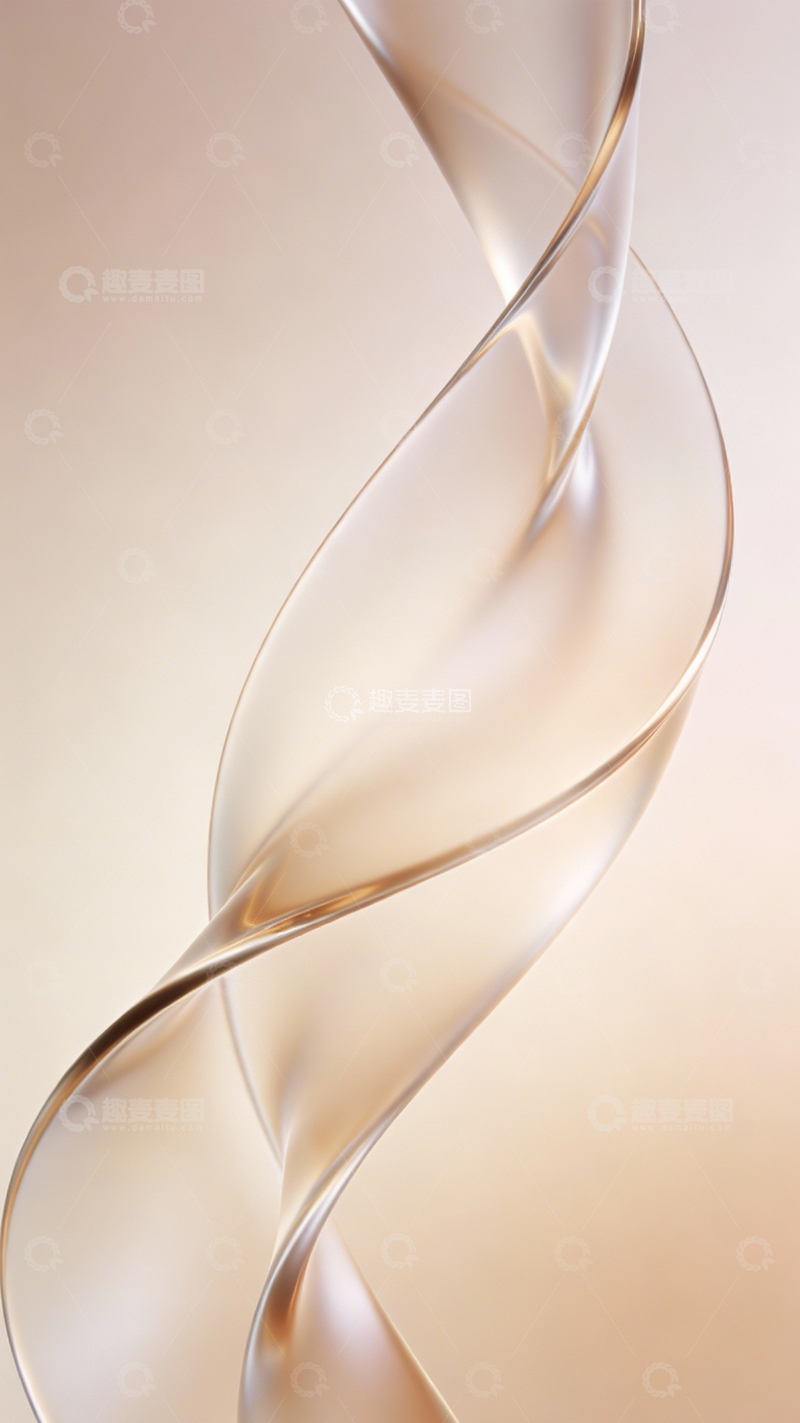 高清大图下载【趣麦麦图】透金曲线空灵质感
