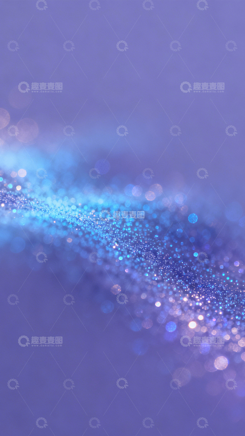高清大图下载【趣麦麦图】蓝紫晶闪梦幻空灵1