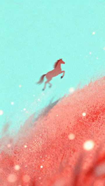 青红马影梦幻空灵1