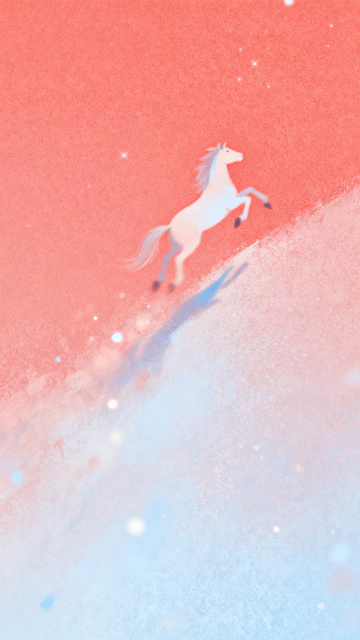 青红马影梦幻空灵