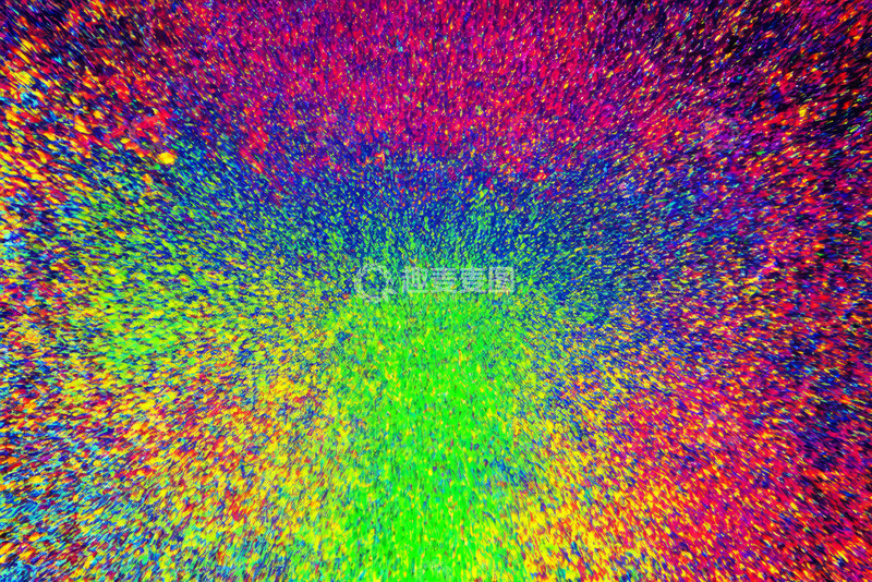 高清大图下载【趣麦麦图】彩色粒子抽象背景画面