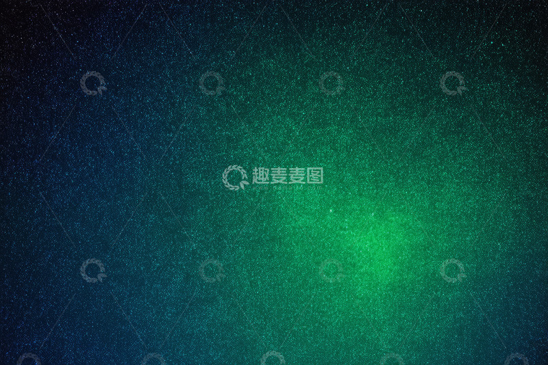 高清大图下载【趣麦麦图】绿色蓝色粒子背景