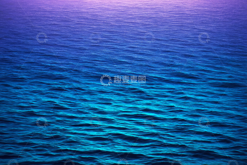 高清大图下载【趣麦麦图】蓝色海洋平静水面